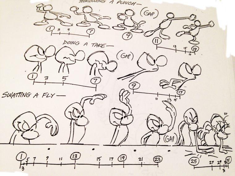 Animation Timing Charts work example